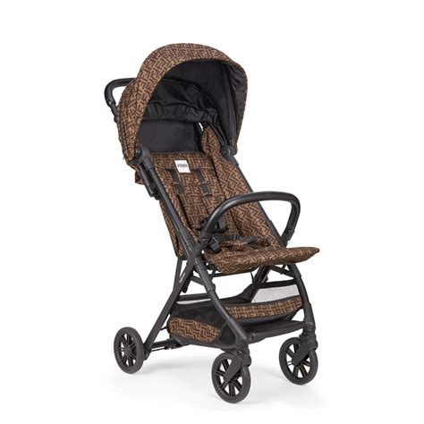 brown fendi pushchair|fendi stroller saks.